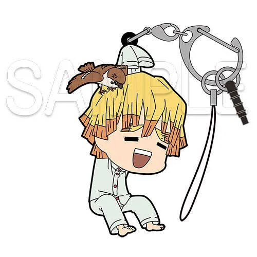 Demon Slayer: Zenitsu Agatsuma - Butterfly Mansion Kimono Ver. Tsumamare Keychain